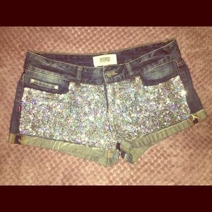 Pink Victoria’s Secret shorts